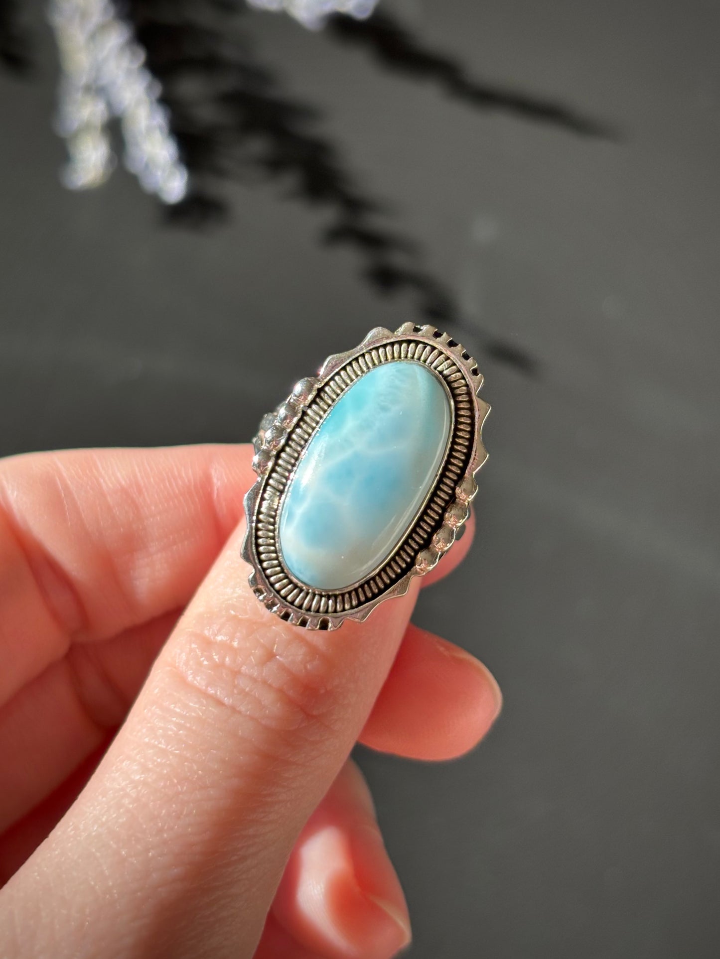 Size 7 - Larimar Ring