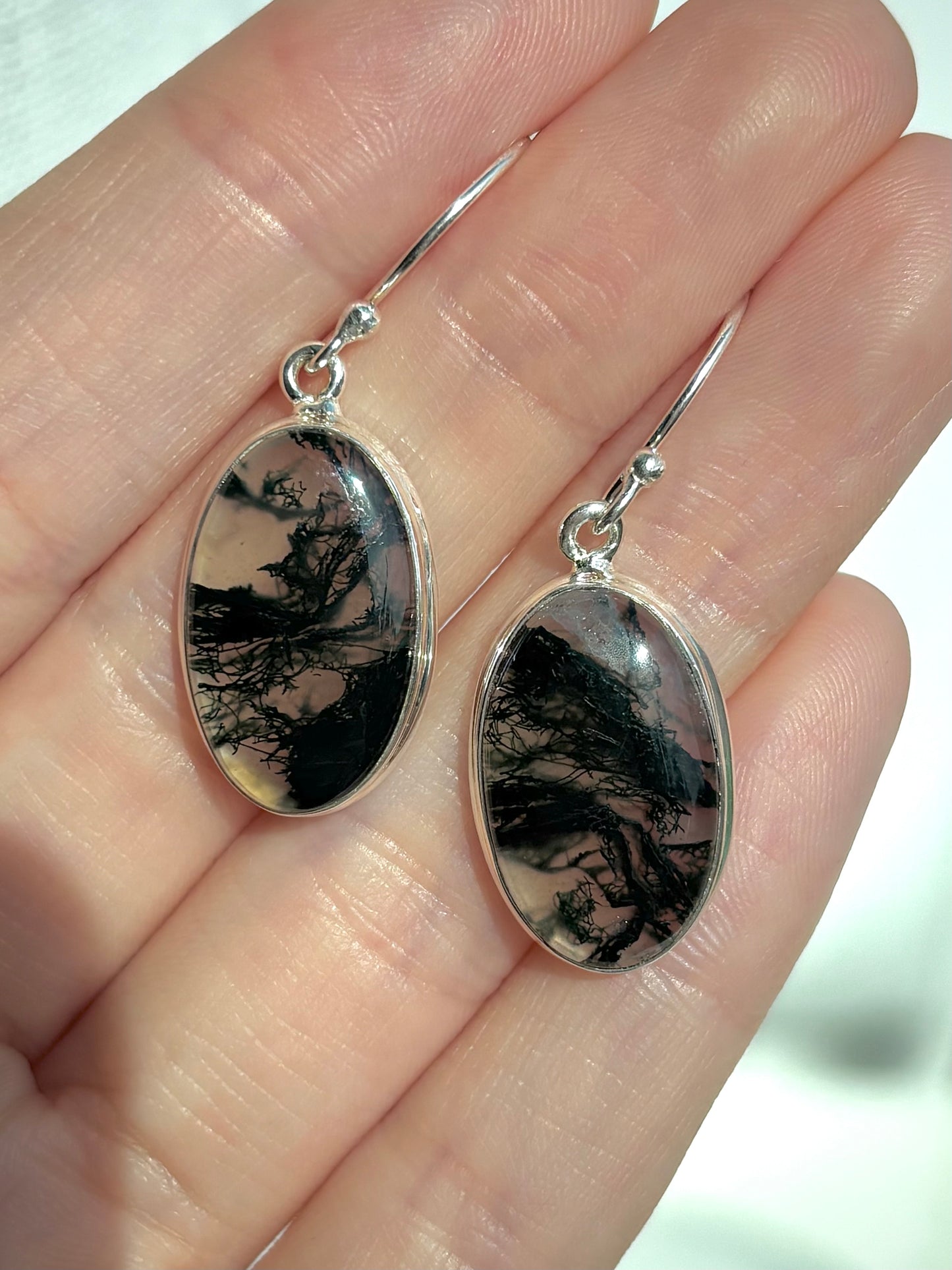 Moss Agate Earrings
