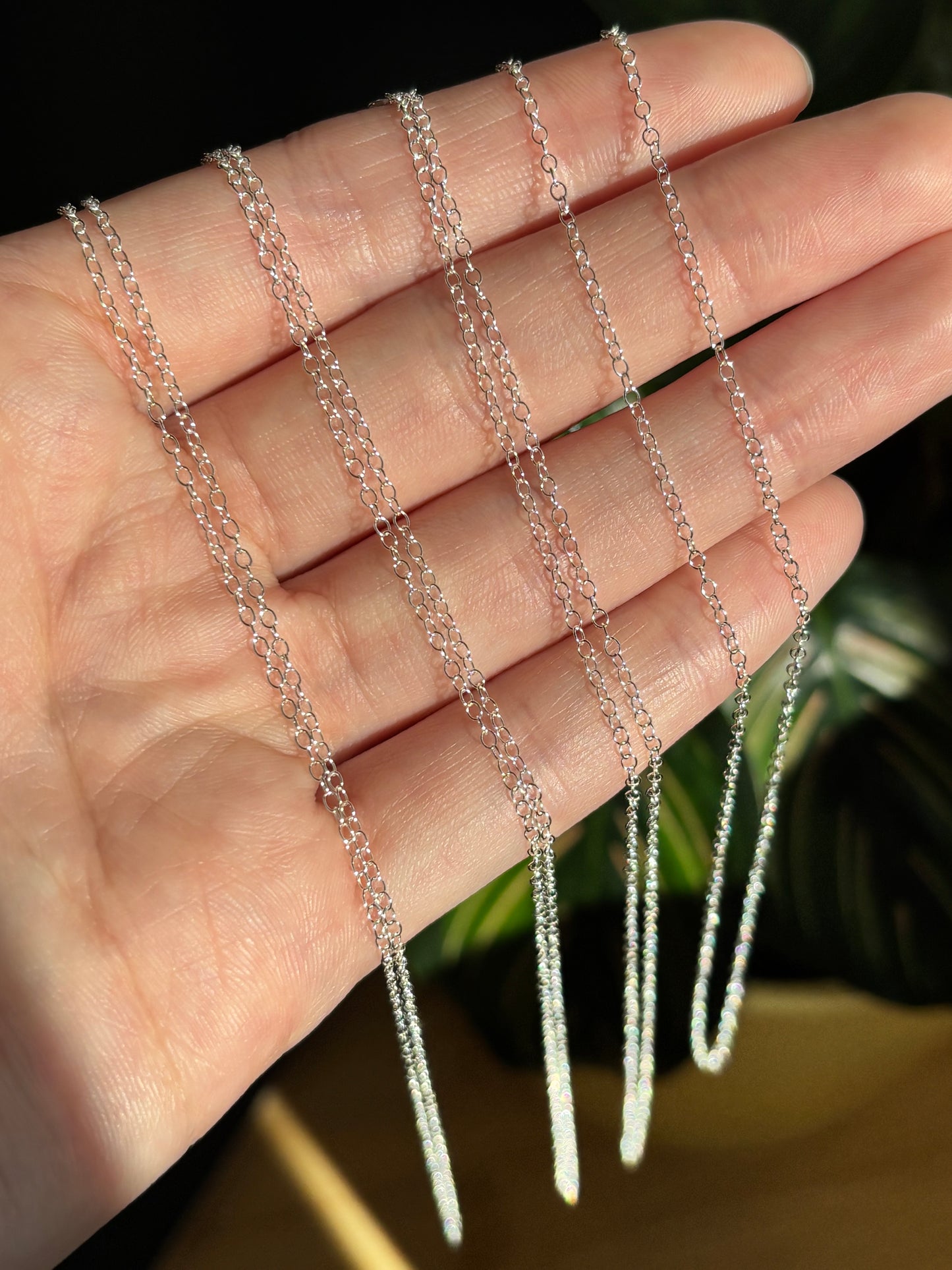 925 Sterling Silver Necklace Chain • 18-20"/1.3mm