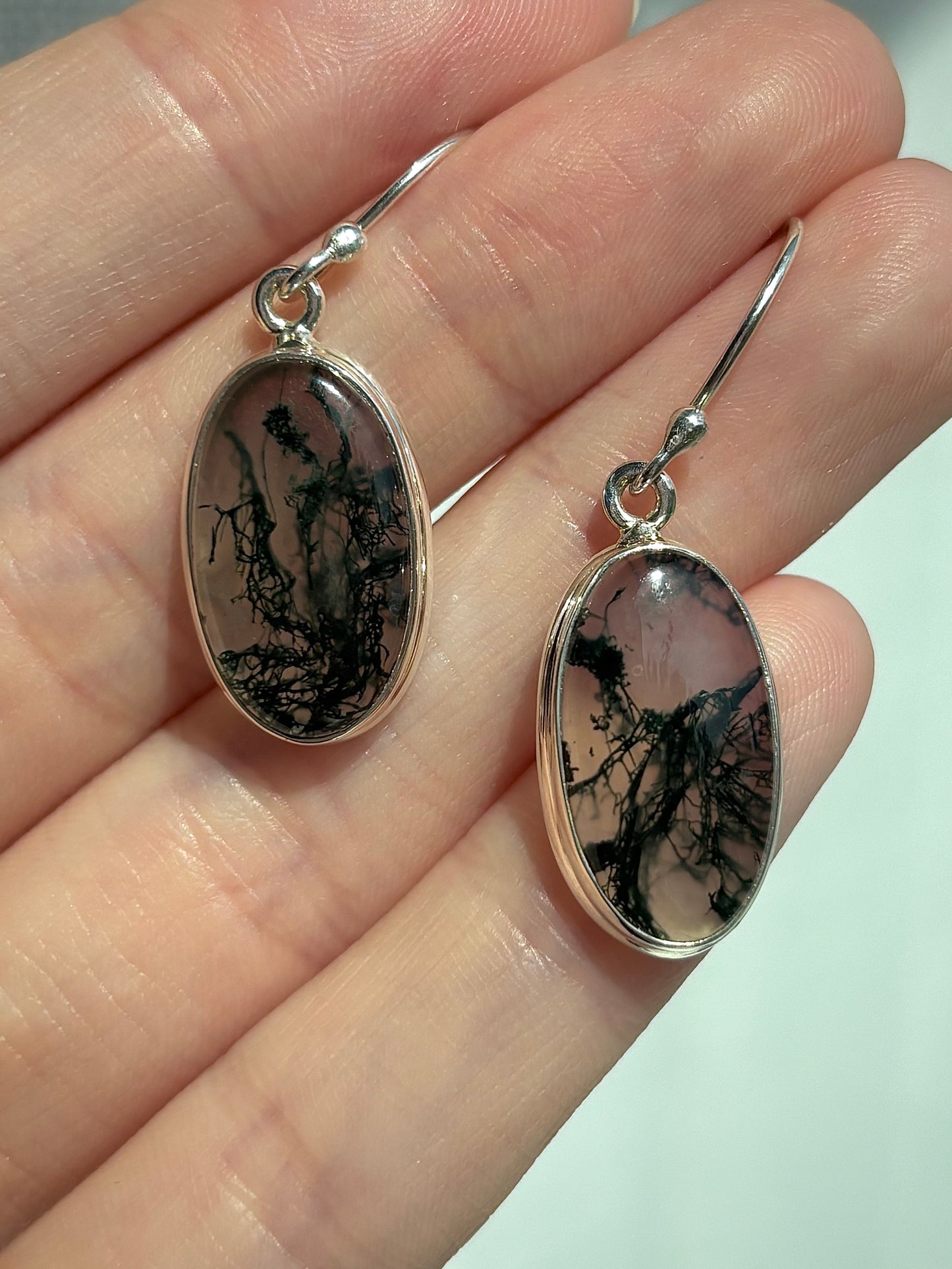 Moss Agate Earrings