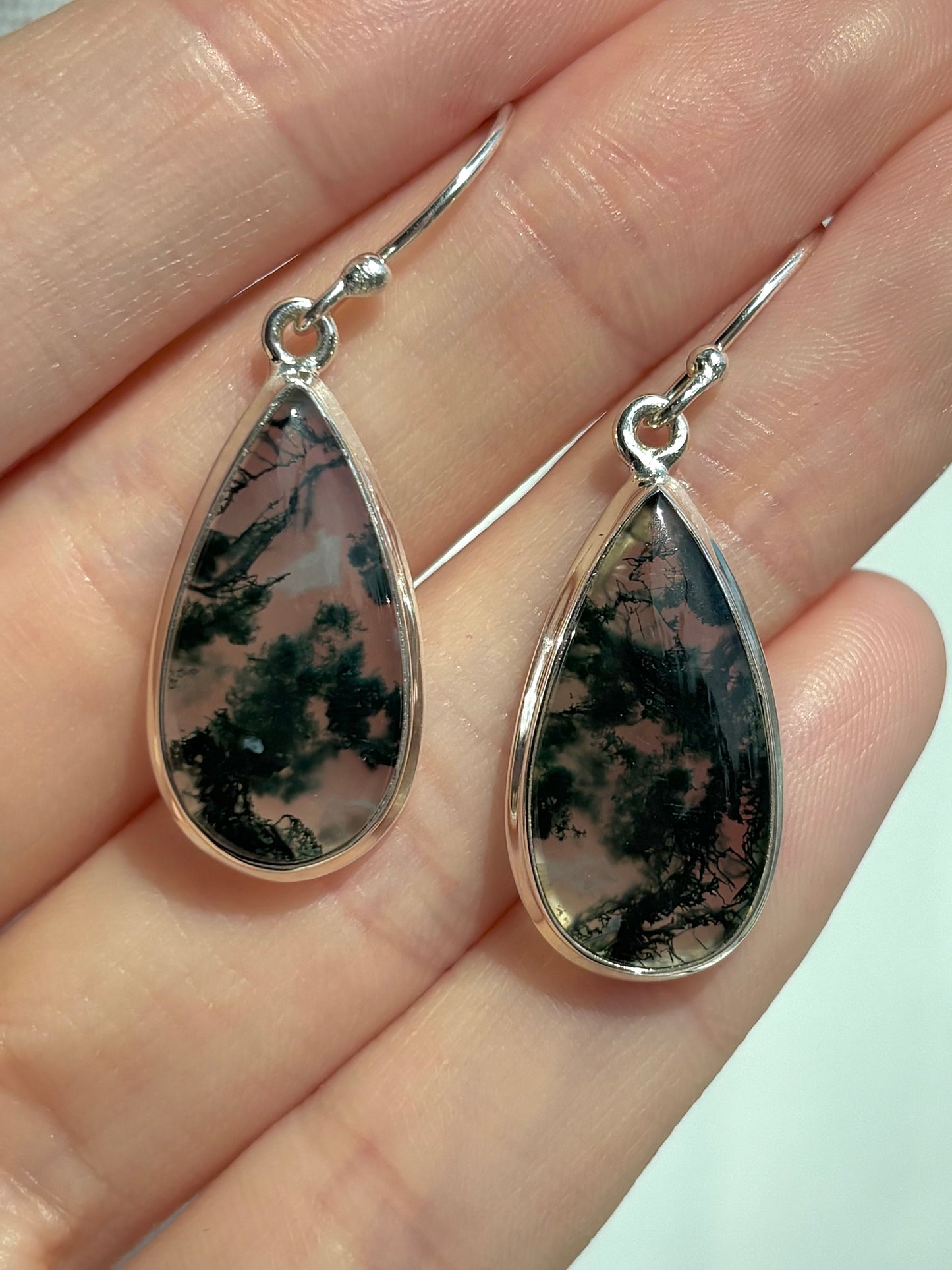 Moss Agate Earrings
