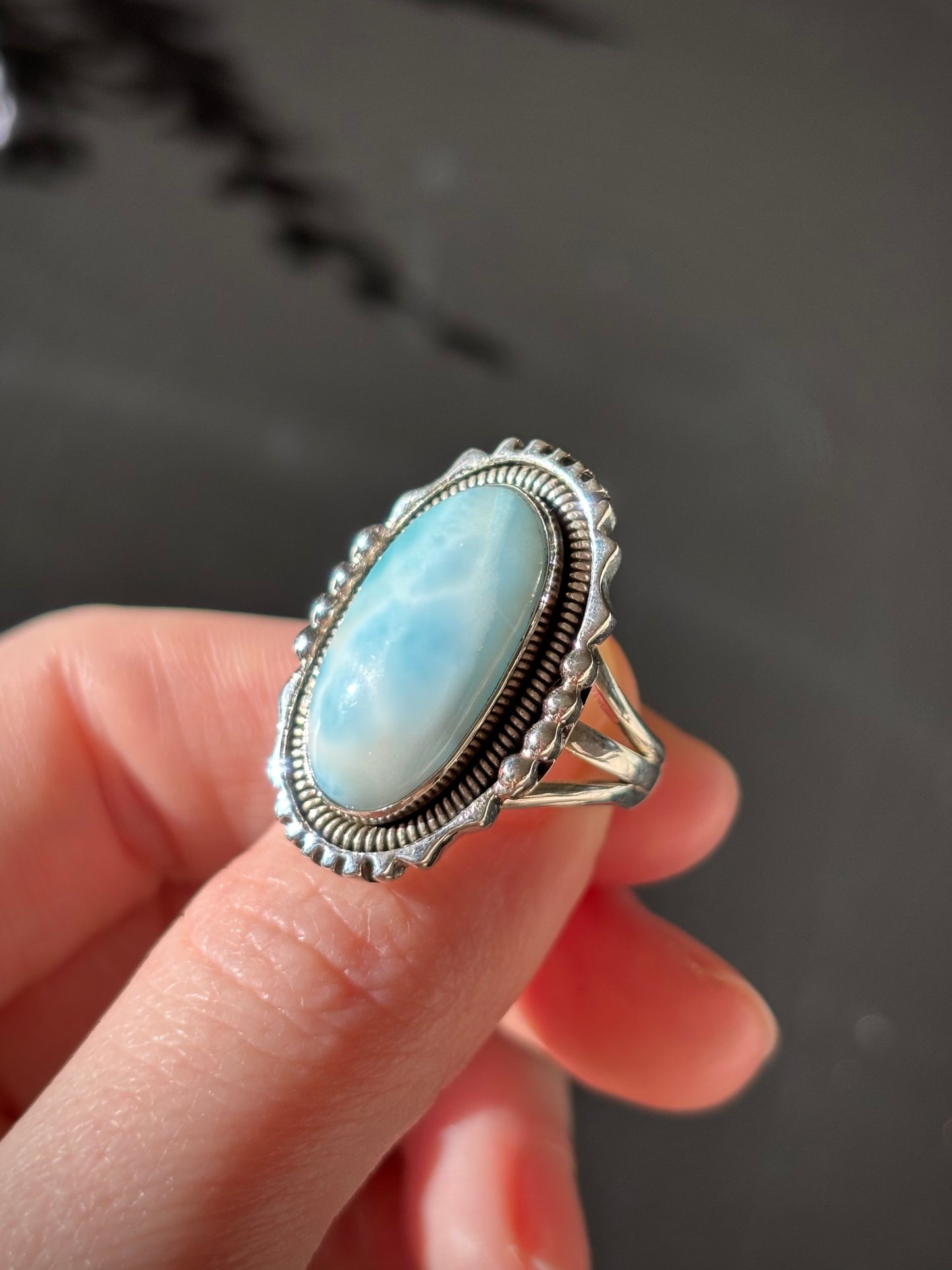 Size 7 - Larimar Ring